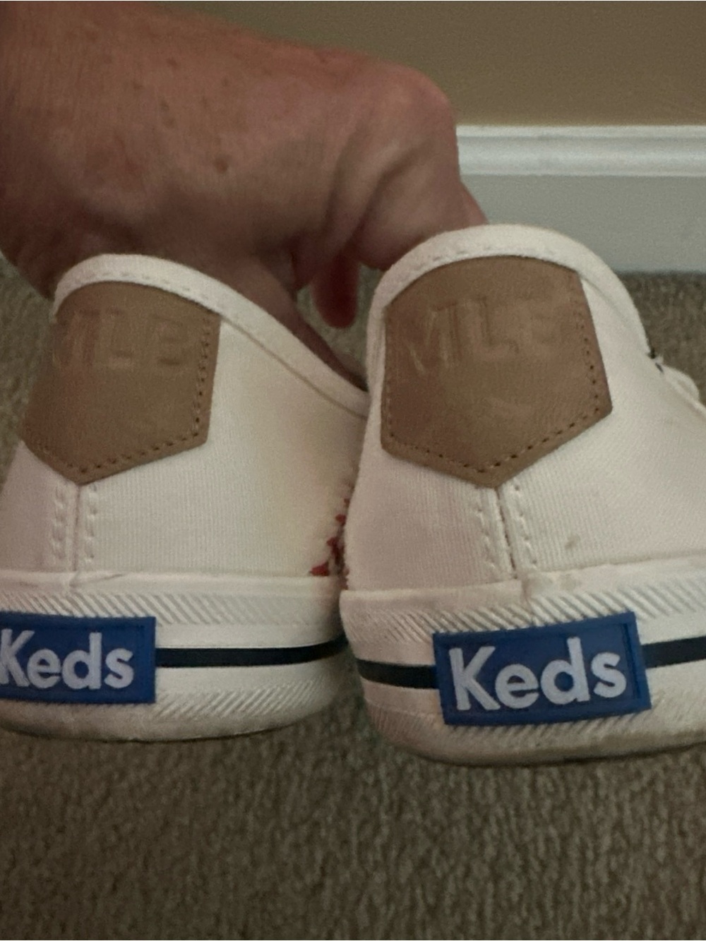 Keds White MLB Baseball Canvas Sneakers woman’s 8 - Picture 5 of 5